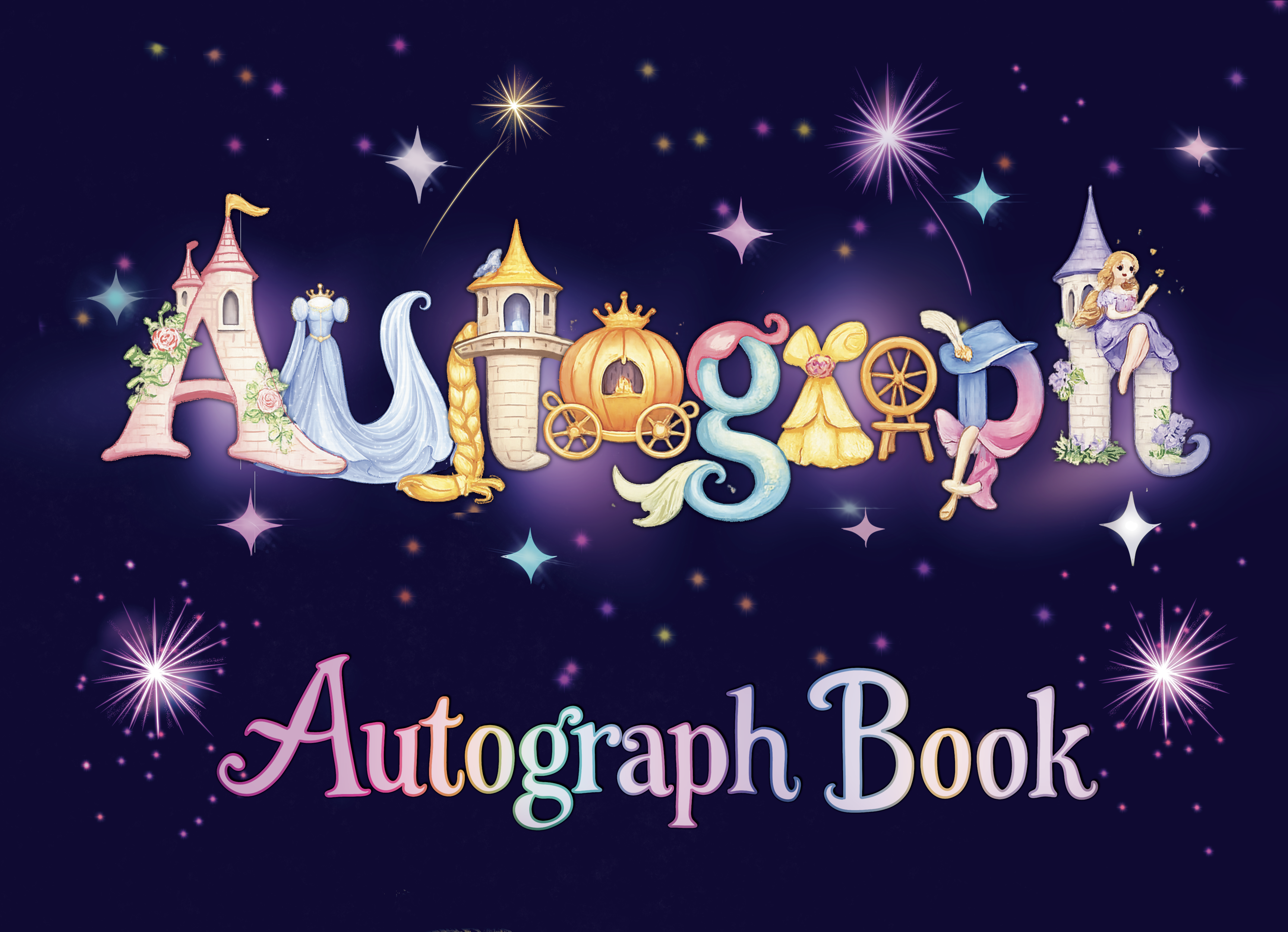 Theme Park Autograph book cover